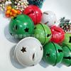 6cm Estrella de Cinco Puntas Pintada Mascota Colgante Campana Bolsa Llavero Accesorios DIY Decoración Navideña Plástico