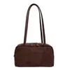 2026 Nuevo Bolso Boston Retro para Mujer Suede Felpa Bolso de Hombro Bolso de Mano Cruzado de un Solo Hombro Bolso Versátil