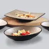 Bol de melamina japonés restaurante forma creativa irregular tazón para ensalada de frutas tazón para verduras tazón para postre snack plato frío Tazón comercial