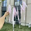 Coração de 4 pontas Fio de feijão verde Flores Artificiais Casamento Decoração de Casa Flores Falsas Atacado