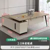Escritorio y Silla de Oficina Ejecutiva Combinación Simple Moderno Escritorio Ejecutivo Mesa de Presidente Gerente Supervisor Muebles de Oficina de Gama Alta