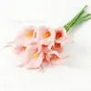Flor Artificial de Lirio de Calas de PU de un Solo Tallo Más Vendida Transfronteriza, Flor de Alta Gama para Boda y Decoración del Hogar, Venta al por Mayor desde el Fabricante