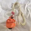 Colgante de Mochila Escolar Pequeña Naranja Creativo de Moda para Teléfono Móvil Correa de Cadena para Colgar en el Hombro/Cuello Correa Universal para Salir