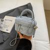 Bolsos de Mano de Alta Gama para Mujer 2024 Primavera y Verano Nuevo Acolchado Cadena Bandolera Bolso Pequeño de Un Hombro Bolso Cubo de Mano