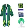 Cosplay de One Piece Cosplay do Zoro Fantasia do Luffy Zoro Sanji Yukata Kimono Fantasia Cosplay Estilo Japonês
