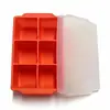 Producto popular transfronterizo: Molde de Hielo de Verano para Bebidas de Whiskey de Grado Alimenticio, Fácil de Desmoldar, Congelable y Reutilizable, Bandeja de Hielo de Silicona de 6 Cavidades
