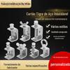 Grampo Tigre de Aço Inoxidável Tipo 304C Grampo para Tubo Quadrado Múltiplas Especificações Grampo U Grampo de Fio