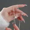 Colar de Trevo Minimalista da Moda para Mulheres com Design de Cintura Pequena, Corrente de Clavícula de Luxo de Nicho de Alta Qualidade