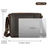 Bolso horizontal de piel de vaca para hombre Amazon piel genuina bolso de negocios para hombre piel de cera de aceite gran capacidad bandolera para hombre al por mayor