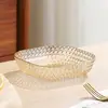 Ktv plato de frutas acrílico plato de frutas plato de plástico transparente caramelo creativo hogar plato de bocadillos plato de sala de estar