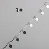 Corrente Artesanal de Aço Inoxidável Coração de Pêssego Cruz Concha Pulseira Aço Titânio Tornozeleira DIY Corrente de Cintura Colar com Franja Atacado