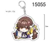 Chaveiro de Anime Periférico Honkai Star Rail Orvalho Branco 7 de Março Verde Quercetina Acrílico Pingente Dupla Face