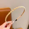 Tiara de Pérolas para Mulheres, Estilo Celebridade da Internet, Tiara com Franja de Pérolas, Versátil para Sair, Pente de Cabelo Estilo Princesa Alta, Elástico de Cabelo Atacado