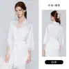 Gui Ruo Lencería Tallas Grandes Puro Deseo Tentación Escote en V Profundo Mariposa con Relleno Top Shorts Bata Conjunto de Cuatro Piezas 4127