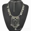 Collar de monedas con borlas transfronterizo de Ci Europa y Estados Unidos, comercio exterior, joyería con incrustaciones de gemas al por mayor