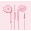 Fone de ouvido com fio de 3,5 mm com microfone intra-auricular Macaron estéreo 1,2 m universal para celular presente internacional
