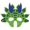Máscara de Ojos de Fieltro de Dinosaurio Mascarada Decoración Navideña Tela No Tejida Niños Máscara DIY Máscara de Halloween