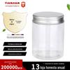 Fornecimento direto da fábrica 68 dentes 400g500g PET boca larga garrafa plástica creme creme cosmético máscara tampa de alumínio vazia
