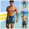 2026 Novos Calções de Banho Estampados Masculinos, Shorts de Praia Respiráveis de Secagem Rápida, Boxer Anti-Constrangimento, Shorts de Pesca Plus Size
