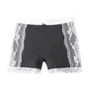 Nuevas bragas sexys de algodón con encaje 2025, calzones para mujer, shorts de seguridad para mujer, ropa interior dos en uno