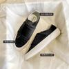 Zapatillas de Lona para Exteriores Primavera 2025 con Velcro, Zapatos Casuales Planos para Campus para Mujer, Frescas y Versátiles