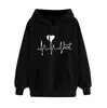 Moletom com Capuz Forrado em Fleece 2026 para Comércio Exterior Europeu e Americano, Masculino e Feminino, Peça de Outono e Inverno para Casais, Modelagem Solta, Amazon Aliexpress