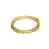 Joyería Transfronteriza Europea y Americana Pulsera Simple Multicapa Hecha a Mano con Cuentas de Color Combinable Multicolor Cadena de Cintura Elástica para Mujer