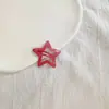 Estilo coreano clip BB de estrella de cinco puntas para colorear DIY accesorios para el cabello pasador lateral para niños accesorios para el cabello