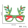 Gafas Decorativas Navideñas Monturas Accesorios para Fiestas Infantiles Gafas con Cuernos de Reno de Papá Noel Decoración Navideña Regalos