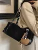 Estilo Coreano Otoño Nueva Llegada 2026 Nuevo Maillard Mate Bolso Tote de Gama Alta Bolso de Mano Bolso de Hombro Único Bolso Cruzado Debajo del Brazo