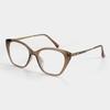 Gafas de ojo de gato Crow Li 2025 para mujer, estilo retro moderno, con montura Danyang 86033