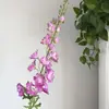 Flor Artificial Transfronteriza con Diseño Dinámico para Bodas, Decoración de Hogar con Techos Altos, Flor Artificial de Jacinto Violeta