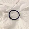 Anillo Sencillo Básico Estilo Coreano para el Cabello Banda Elástica Alta para el Cabello de Adulto Base Banda Elástica de Goma Cuerda para el Cabello Adorno para la Cabeza Cubierta de Cuero Adorno para la Cabeza