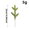 Plantas artificiales, varios tipos de agujas de pino, decoraciones de Navidad, accesorios para plantas, guirnaldas decorativas navideñas, plantas verdes artificiales de plástico