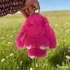 Colgante de Peluche de Conejo Lindo Imitación Accesorio de Peluche Llavero de Coche Lindo para Chicas Colgante de Bolso