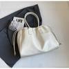 2024 Bolso Nuevo para Mujer PU Suave Casual Gran Capacidad Bolso de Hombro Elegante Simple Bolso de Mano para Viaje Bolso Tote de Nicho