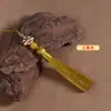 Borla de Danza del León Flecos Estilo Chino Clip para Cortina de Año Nuevo Cuerda Colgante Cuerda de Nudo Chino Accesorios para Ropa Colgante de Borla