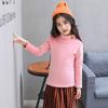 Camiseta Térmica de Manga Larga de Terciopelo para Niños, Engrosada y Cálida, Capa Base de Cuello Alto para Niños Pequeños y Niños Pequeños para Otoño e Invierno