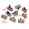 Interruptor deslizante SK23D07VG3/4/5/6/7/8 Altura SS23D07 Doble Polo Triple Tiro 8 Pines 2P3T Deslizante