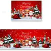 Novo Conjunto de Cozinha de Natal de Três Peças Tapete Decorativo de Veludo Cristal Resistente ao Desgaste Fácil de Limpar Atacado Amazon
