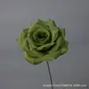 Flor de Rosa Artificial de Tallo de Hierro de Cabeza Única Materiales de Decoración de Bodas Tienda de Centro Comercial al por Mayor Pared de Flores para Paisajismo Flores Artificiales