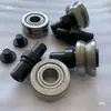 Riel Guía Externo de un Solo Eje, Riel Deslizante de Perfil de Aleación de Aluminio, Rodamiento de Rodillos Tipo V Tipo U V39 U39