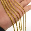 Pulsera de Cadena Retorcida de Acero de Titanio Simple de Moda INS Europea y Americana para Mujer Pulsera de Acero Inoxidable 18K