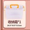 Estuche transparente Suministros para Escuela Primaria simple Coreano Creativo Doble apertura gran capacidad plástico estuche para lápices estuche al por mayor