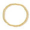 Pulseras de Moda Europeas y Americanas Multicapa con Cuentas para Mujer, Pulseras Apilables de Metal y Perlas de Imitación, Joyería de Venta Caliente en Amazon al por Mayor
