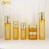 Nuevo Material de Empaque para Set de Botellas de Vidrio Cosmético Botella de Vidrio para Loción Esencia Hera de 120 ml Sub-Botella para Crema de 30 g