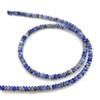 Nova pedra natural 2 * 4mm ábaco contas frisado contas soltas feitas à mão diy pulseira colar brincos joias acessórios atacado
