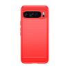 Adecuado para Funda de Teléfono Móvil Google Pixel 9 Pro XL Funda Protectora de Teléfono Móvil Google 9 de TPU de Fibra de Carbono Cepillado