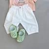 Ropa de Otoño Nueva Personalizada para Niños, Pantalones para Niños Pequeños y Medianos, Hombres y Mujeres, Estilo Coreano Simple y Estilo Occidental, Pantalones de Contraste, Sueltos y Casuales