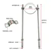 Soporte de Tubería Abrazadera de Tubería de Acero Inoxidable 304 Varilla Roscada de 20 cm Soporte de Tubería de Fijación Ajustable Accesorios para Tuberías Abrazadera de Tubería